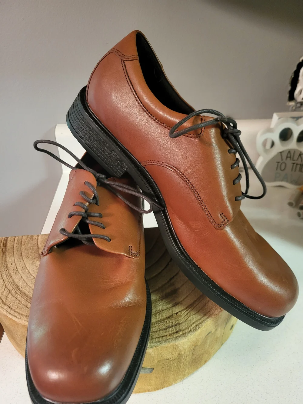 Men’s Rockport DSP Plain Toe Tan Size10.5